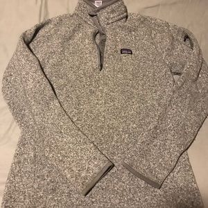 Women's Patagonia better sweater quarter zip